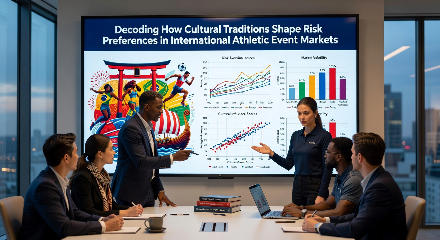 Diverse international bettors engaging with athletic event markets shaped by tradition
