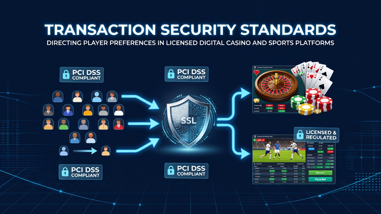 Secure transaction interface on a licensed digital casino platform showing encrypted payment options and verification steps